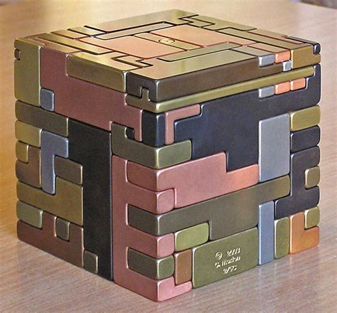 level 10 unique metal puzzle boxes|box with secret open.